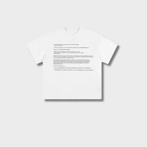 Printed Text T-Shirt