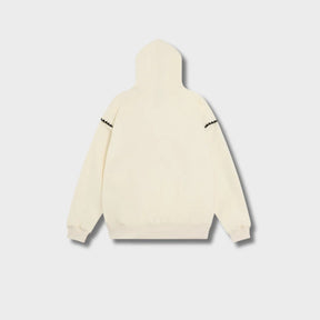 White Stitch Hoodie